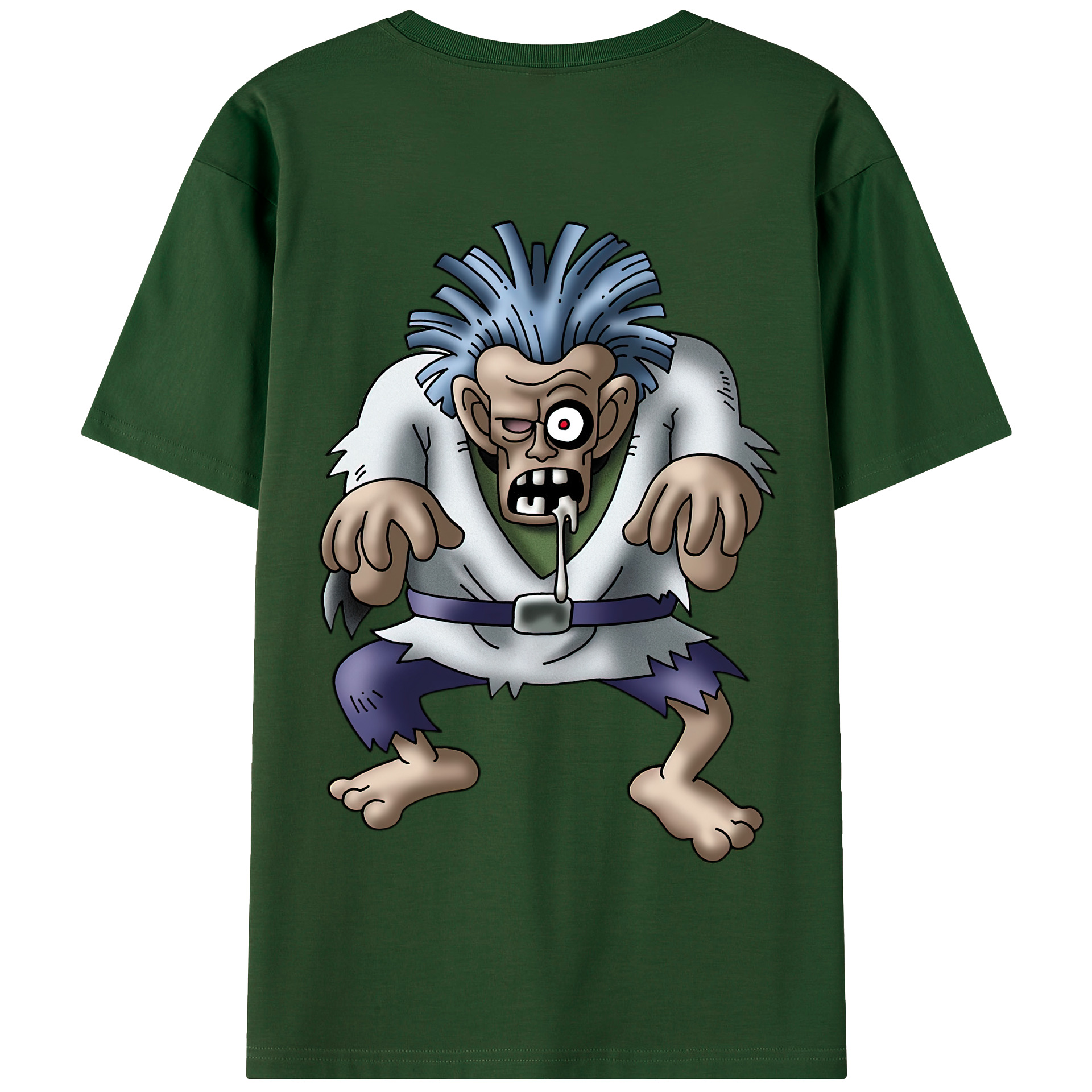（画像用） ドラゴンクエスト Doragon Kuesuto Dragon Quest 綿100％半袖Tシャツ（背面プリント）